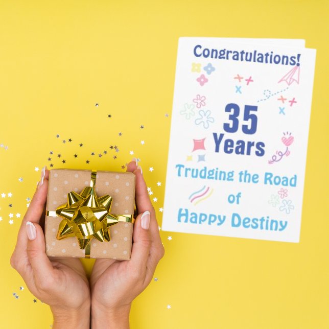 Tarjeta de aniversario de hito personalizado de 12 (Subido por el creador)