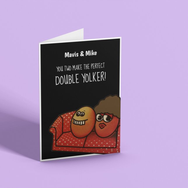 Tarjeta de Aniversario de Huevos divertidos (Subido por el creador)