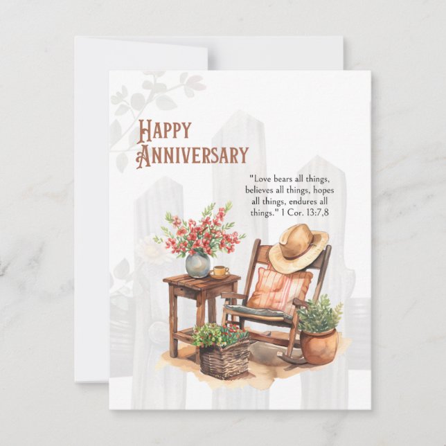 Tarjeta de aniversario de JW El amor es... (Anverso)