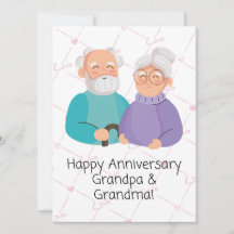 Tarjeta de aniversario de JW para abuelos