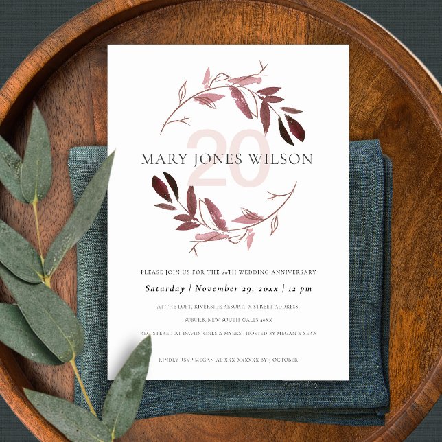 TARJETA DE ANIVERSARIO DE LA FAUNA PÚRPURA ROSA DE (Subido por el creador)