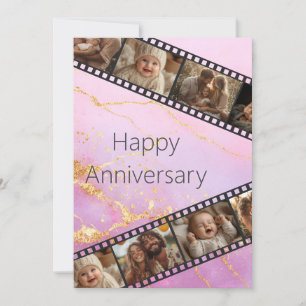 Tarjeta de Aniversario de la Fotos de la Faja de C