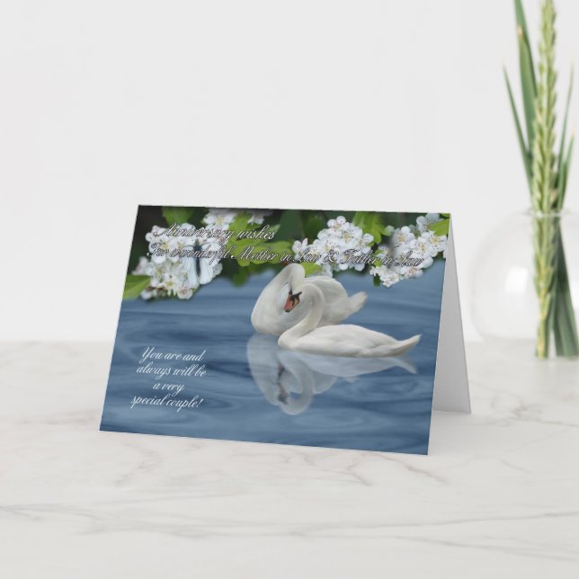 Tarjeta de aniversario de la ley de la madre y el  (Anverso)