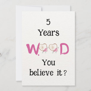 Tarjeta de Aniversario de la Madera Graciosa, Tarj