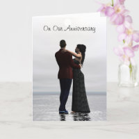 Tarjeta de Aniversario de la Pareja de Baile
