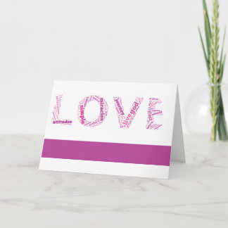 Tarjeta de Aniversario de la Sobriedad del Amor Ro