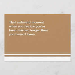 Tarjeta de aniversario de momento incómodo