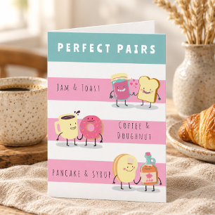 TARJETA DE ANIVERSARIO DE PAREJA PERFECTA DIVERTID