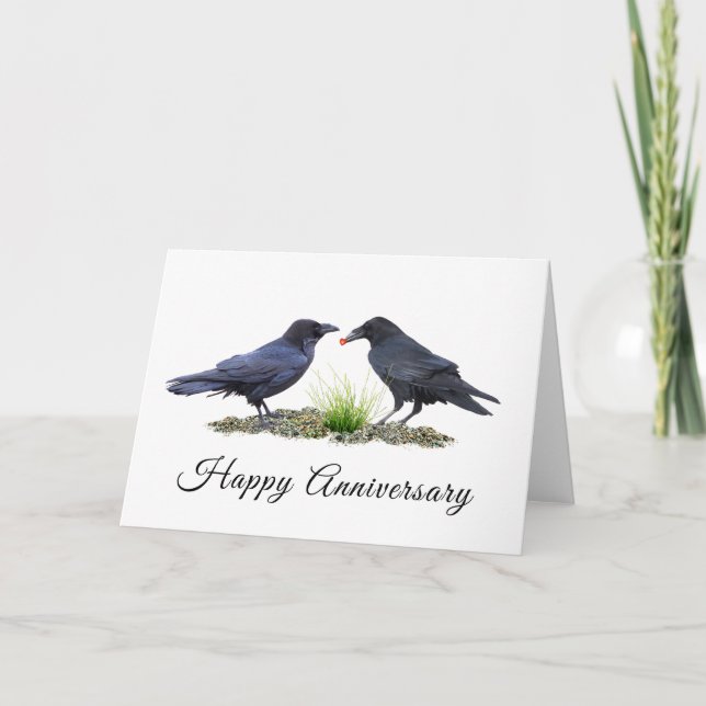 Tarjeta de aniversario de Ravens (Anverso)