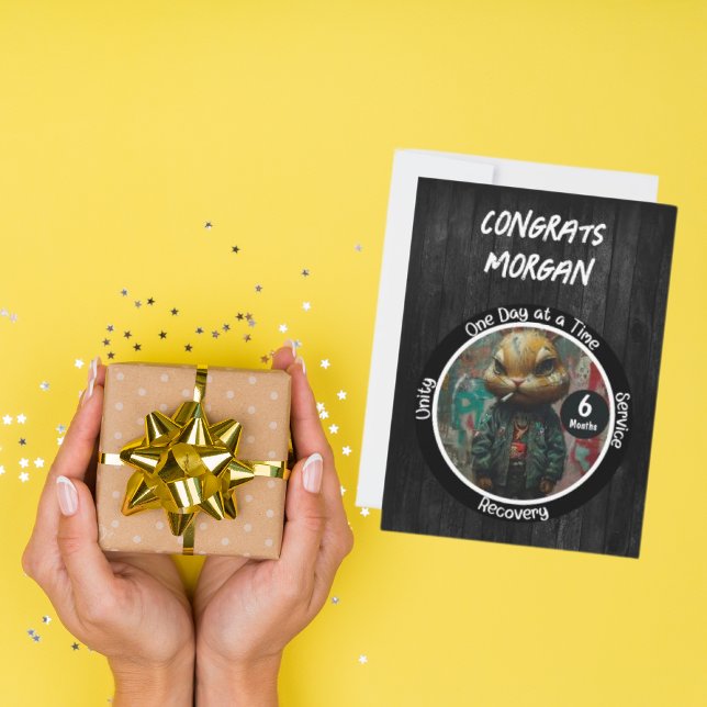 Tarjeta de aniversario de recuperación de personal (Subido por el creador)