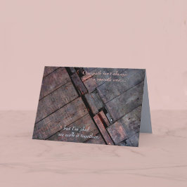 Tarjeta de Aniversario de Trayecto Rough Path