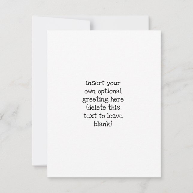 Tarjeta de Aniversario de un año con Sencillez Per (Reverso)