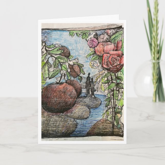 Tarjeta de aniversario de Willing Heart (Anverso)