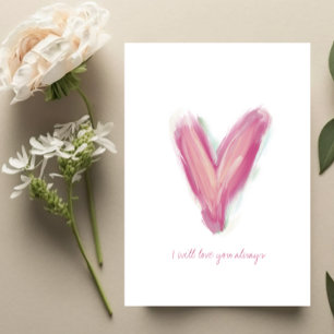 Tarjeta de Aniversario del Corazón Moderno