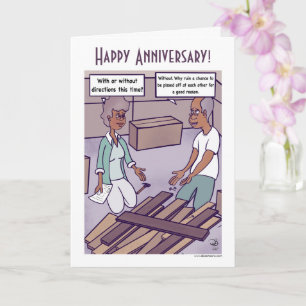 Tarjeta de Aniversario del Personalizado de Direcc