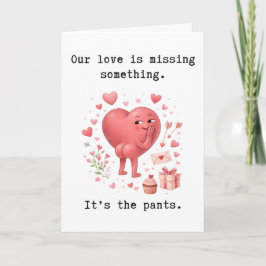 Tarjeta de aniversario descarada, tarjeta divertid