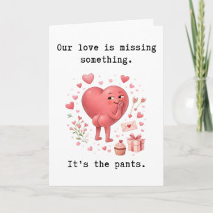 Tarjeta de aniversario descarada, tarjeta divertid