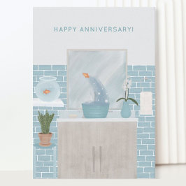 Tarjeta de aniversario divertida