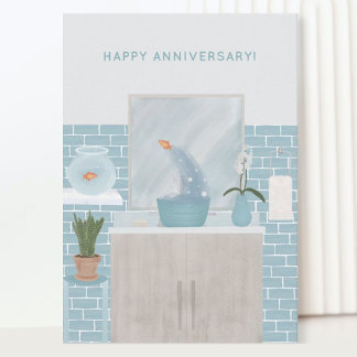 Tarjeta de aniversario divertida