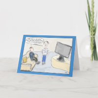 Tarjeta de aniversario divertida