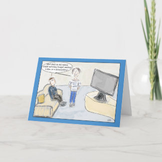 Tarjeta de aniversario divertida