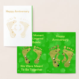 Tarjeta de aniversario divertida de bolos sobre cé