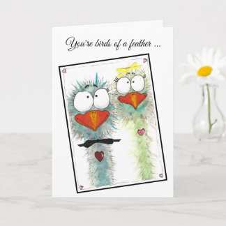 Tarjeta de aniversario divertida y fantástica
