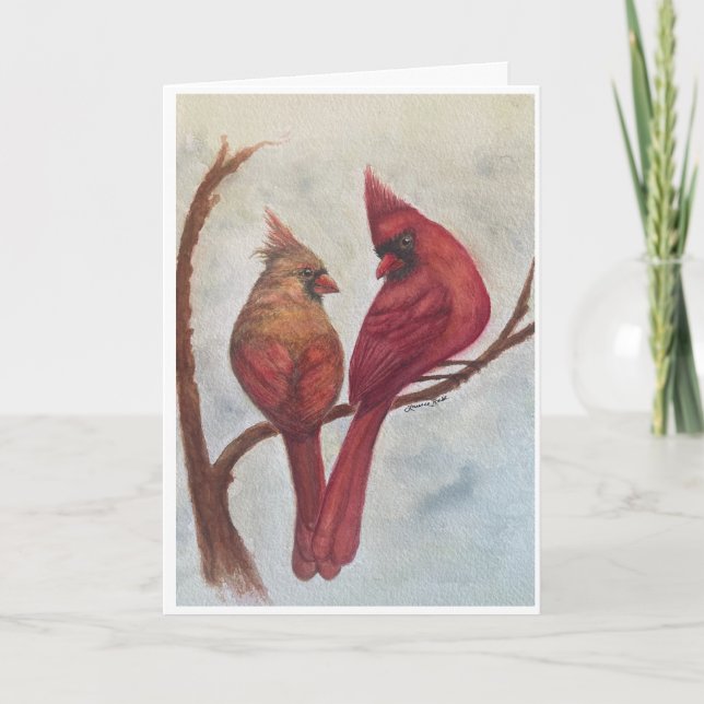 Tarjeta de aniversario doblada (Anverso)