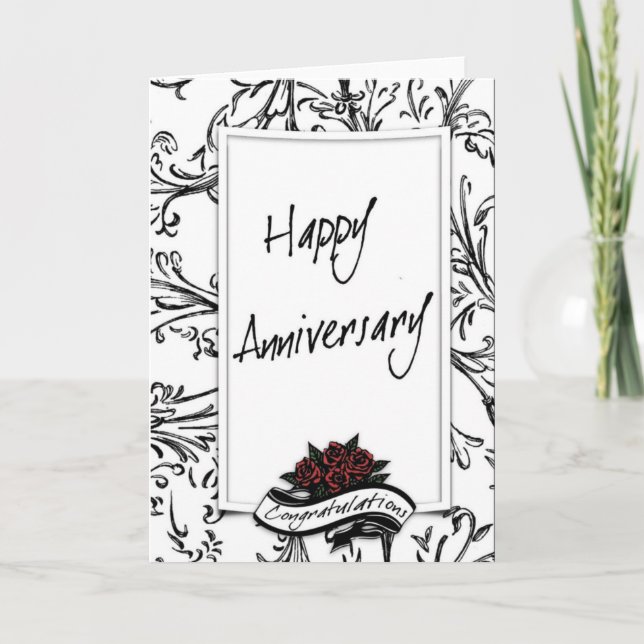 Tarjeta de aniversario feliz (Anverso)