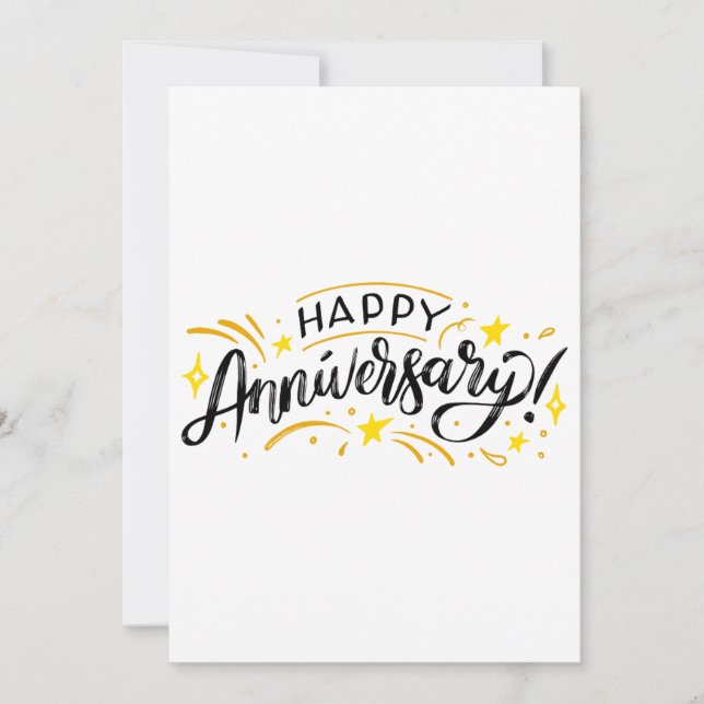 Tarjeta de aniversario feliz (Anverso)