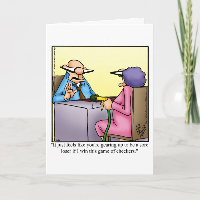 Tarjeta De Aniversario Gracioso Para Pareja (Anverso)