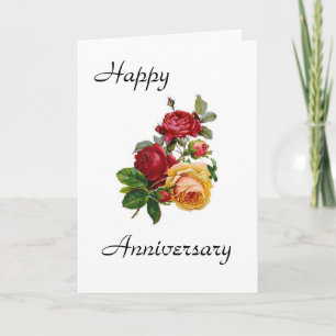 Tarjeta de aniversario hermoso