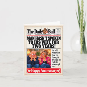 Tarjeta de aniversario humorística