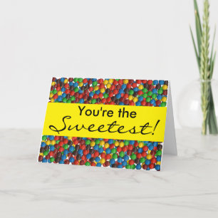 Tarjeta de aniversario más dulce