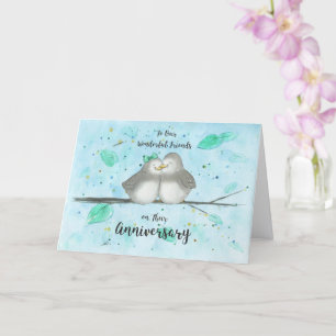 Tarjeta de aniversario para amigos inseparables