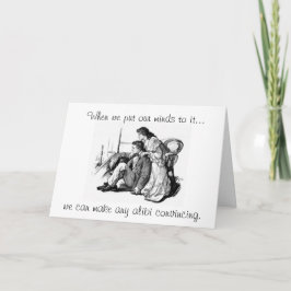 Tarjeta de aniversario para cómplice