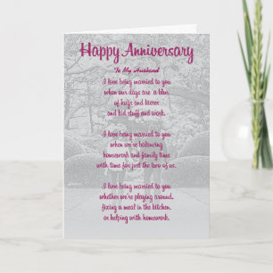 Tarjeta de aniversario para cónyuge