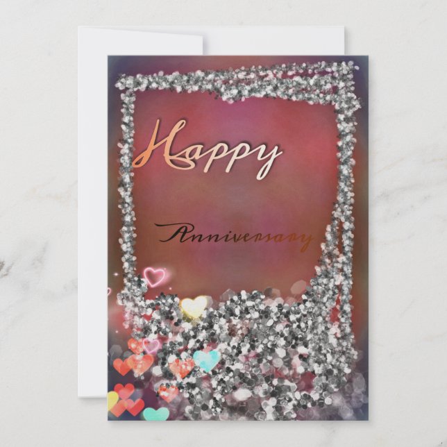 Tarjeta de aniversario para ella (Anverso)