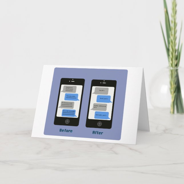 tarjeta de aniversario para iPhone (Anverso)