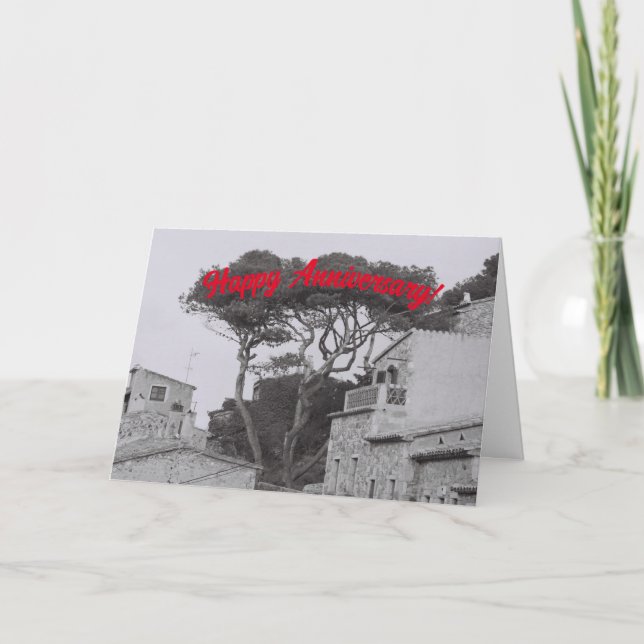 Tarjeta de aniversario para padres (Anverso)