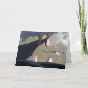 Tarjeta de aniversario para una pareja casada.