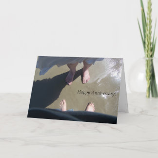 Tarjeta de aniversario para una pareja casada.
