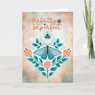Tarjeta de aniversario perfectamente imperfecta