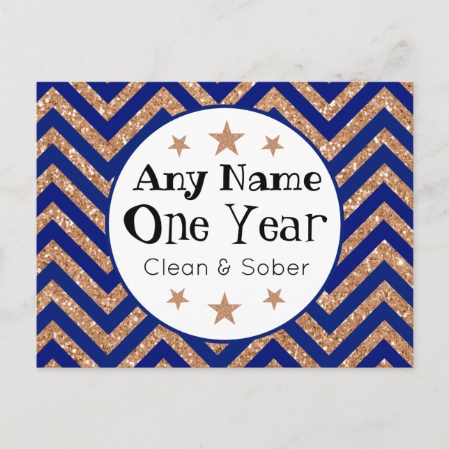Tarjeta de Aniversario Sober Personalizado (Anverso)