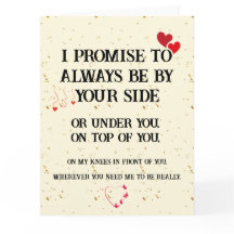 Tarjeta de aniversario sucia para él