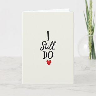 Tarjeta de Aniversario Te Amo Todavía