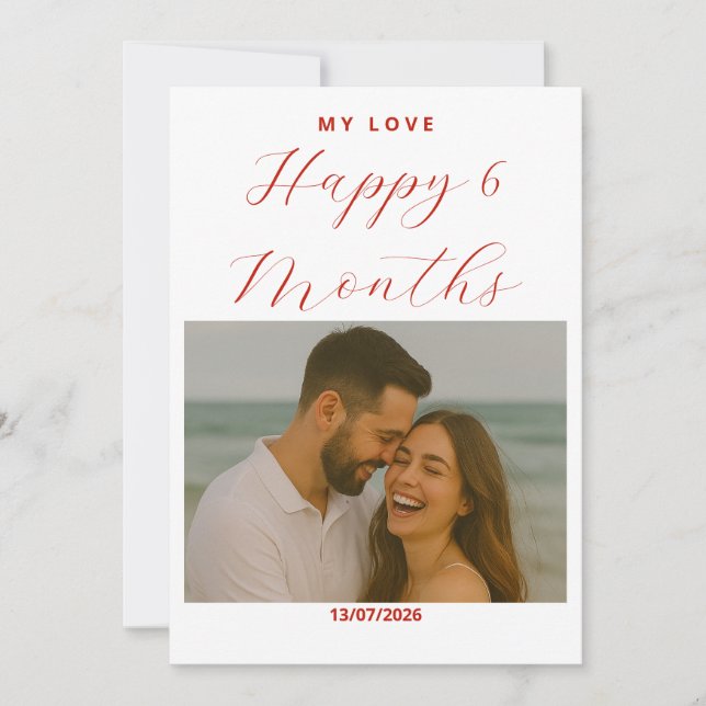 Tarjeta de aniversario totalmente personalizable p (Anverso)