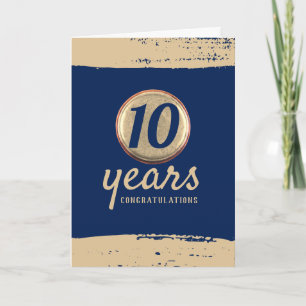 Tarjeta de aniversario universal de empleados de F