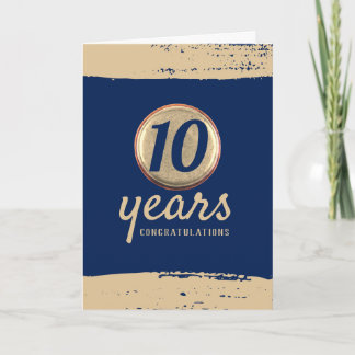 Tarjeta de aniversario universal de empleados de F