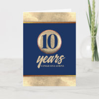 Tarjeta de aniversario universal de empleados de F
